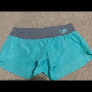Pink athletic shorts